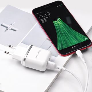 Bộ Cóc Cáp Sạc BA25A Borofone Cổng Micro - 2 Cổng USB