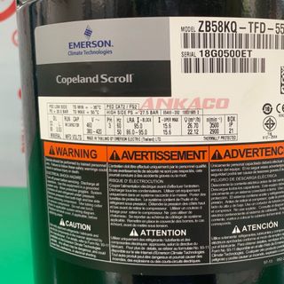 Cung cấp block Copeland Emerson 8hp ZB58KQ trên toàn quốc giá sỉ