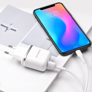 Bộ Cóc Cáp Sạc BA25A Borofone Cổng Type C - 2 Cổng USB