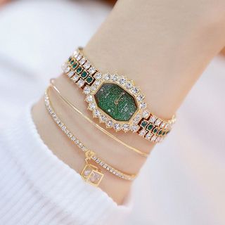 Đồng hồ Bee Sister mặt đính đá sang trọng