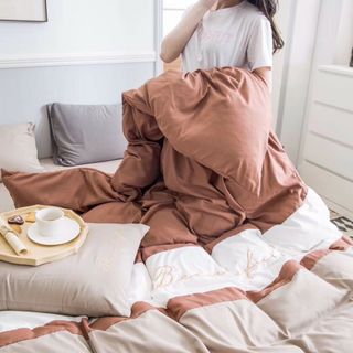 Bộ Chăn Ga Gối Cotton Phối