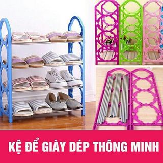 KỆ ĐỂ GIÀY DÉP 4 TẦNG NHỰA TIỆN DỤNG giá sỉ