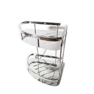 Kệ góc 2 tầng inox 304