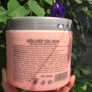 Hấp dầu chăm sóc tóc Kella hồng 500 ml