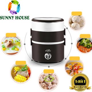 [ ] Hộp cơm cắm điện 3 tầng, hộp cơm 3 tầng giữ nhiệt - Sunny House