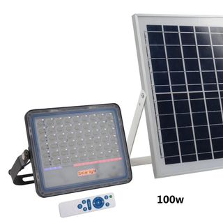 Đèn pha LED 100W năng lượng mặt trời giá sỉ
