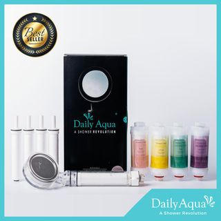Trọn Bộ Vòi Sen Lọc Nước Lõi Lọc Tạo Hương Daily Aqua