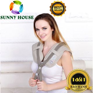 [ ] Đai massage toàn thân, đai massage đấm bóp Cervical Massage Shawls - Sunny House