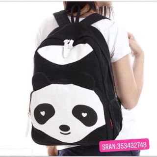 Balo vải dù chống thấm nước hình gấu trúc siêu đáng yêu ,siêu cute