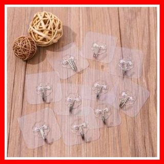 MÓC DÁN TƯỜNG TRONG SUỐT SIÊU DÍNH (LOẠI DÀY)