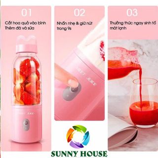 [ ] Máy xay cầm tay Meet Juice, máy xay sinh tố đa năng - Sunny House