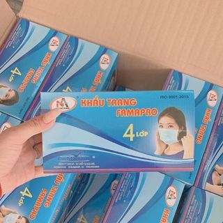 Khẩu trang FAMA.,PRO 4 lớp giá sỉ