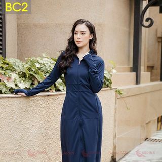 Áo váy chống nắng liền thân