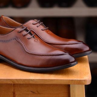 GIÀY CÔNG SỞ BUỘC DÂY DA BÒ GIÁ SỈ 09