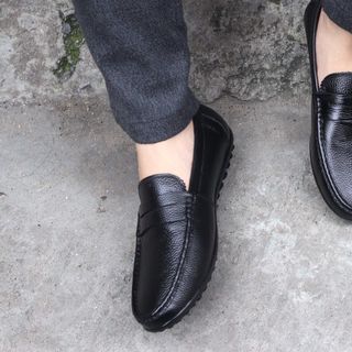 GIÀY MỌI DA MIU BĂNG THỦNG 014