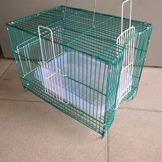 Lồng tắm chim lớn 30x34x40 dành cho chích choè, chào mào tặng thau tắm