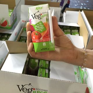 Nước ép rau củ 200ml hộp giấy thơm ngon tiện dụng