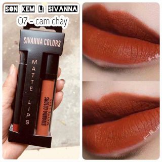 Set son lì Sivanna Colors Matte Lips HF7004