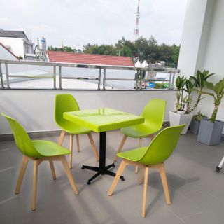 Bàn ghế nhựa quán cafe các loại Lhe Ngọc