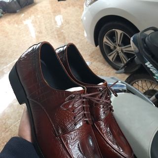 GIÀY CÔNG SỞ BUỘC DÂY DA BÒ GIÁ SỈ 02