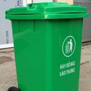 Thùng rác nhựa 240 Lít xanh lá giá rẻ toàn quốc giá sỉ