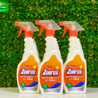 LAU BẾP ĐA NĂNG DIỆT KHUẨN ZONROX APKC HƯƠNG CAM - can 5L