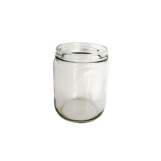 Hũ  thủy tinh dáng tròn nắp thiếc 480ml