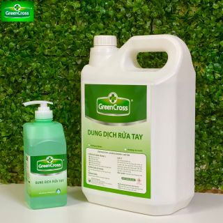 DUNG DỊCH RỬA TAY GREEN CROSS HƯƠNG TRÀ XANH - can 5L giá sỉ