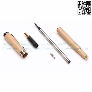 BÚT GỖ KHOEN VÀNG NẮP ĐẬY CAO CẤP