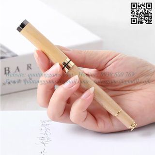 BÚT GỖ KHOEN VÀNG NẮP ĐẬY CAO CẤP