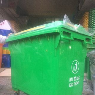 Xe đẩy gom rác 660 lít giá rẻ toàn quốc