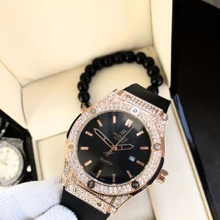 Đồng Hồ Hublot000 viền đá trơn nam nữ giá sỉ