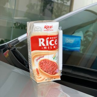 Thùng sữa gạo lứt 200ml hộp giấy 24 hộp Rita giá sỉ