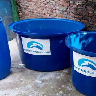 Bồn nhựa tròn nuôi cá koi các loại 1500 lít giá rẻ