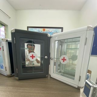 Tủ Thuốc Y Tế Cao Cấp - Giá tại Xưởng - 34x40x15cm - Nhôm Kính