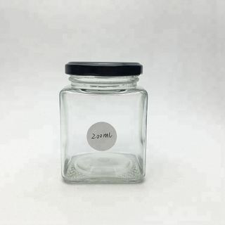 Hũ Thủy Tinh Vuông 200ml