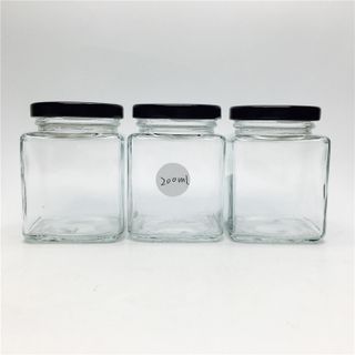 Hũ Thủy Tinh Vuông 200ml