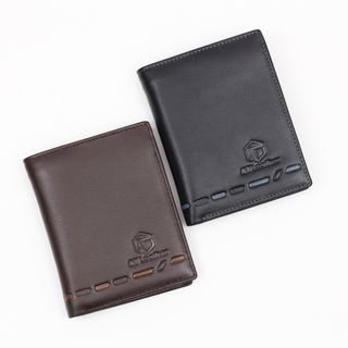 Bóp ví da nam AT Leather 065 màu nâu - bóp da bò thật