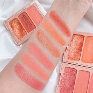 Bảng mắt má 3 ô Sivanna Peach Pro Blush HF6030 6g