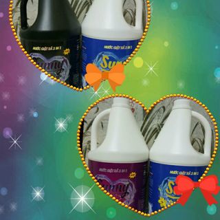 Nước giặt Sunny siêu đậm đặc màu đen hương cá ngựa 3.6 Lít
