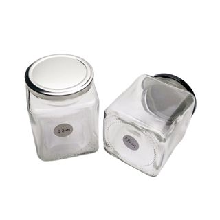 Hũ Thủy Tinh Vuông 380ml