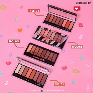 Bảng Phấn Mắt Sivanna Colors Obsession Pro Palette HF5003 20g