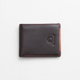 Bóp ví da nam AT Leather 041 màu nâu - bóp da bò thật