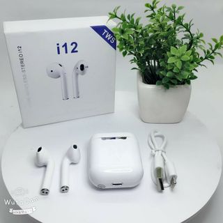 Tai nghe bluetooth i12 5.0 nút cảm ứng kiểu dáng airpod auto connect