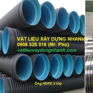 Ống cống nhựa gân xoắn HDPE thoát nước