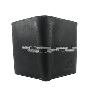 Bóp ví da bò nam AT Leather 059 màu đen - bóp da bò thật