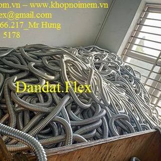 Ống ruột gà chịu nhiệt - ống ruột gà lõi thép chống cháy nổ - Ống thép mềm luồn dây điện - Ống ruột gà bọc inox