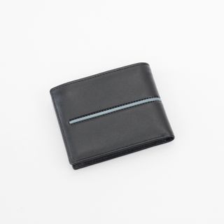 Bóp ví da nam AT Leather H71 màu đen - bóp da bò thật