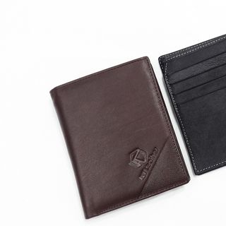 Bóp ví da nam AT Leather 051 màu nâu - bóp da bò thật