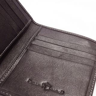 Bóp ví da nam AT Leather 051 màu nâu - bóp da bò thật